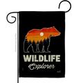 Patio Trasero Wildlife Explorer Outdoor Adventure 13 x 18.5 in. Double-Sided Decorative Vertical Garden Flags for PA3904879